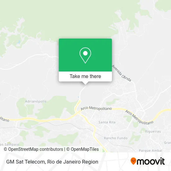 GM Sat Telecom map