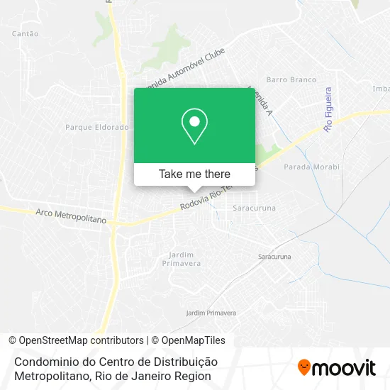 Condominio do Centro de Distribuição Metropolitano map