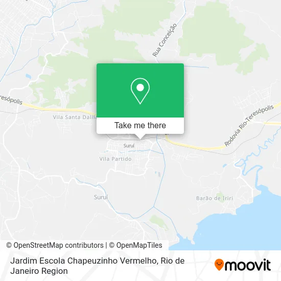 Jardim Escola Chapeuzinho Vermelho map