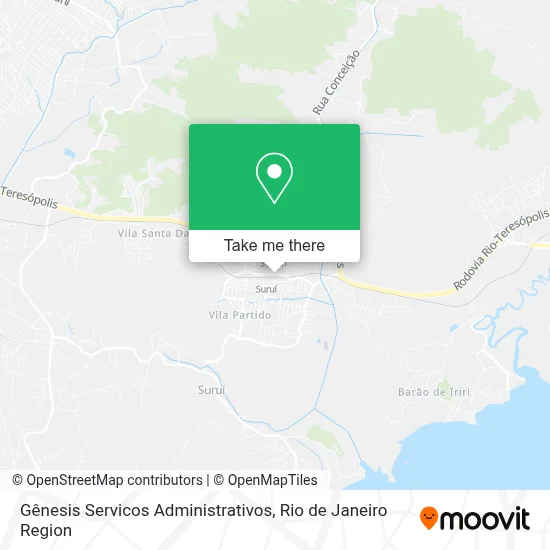 Gênesis Servicos Administrativos map