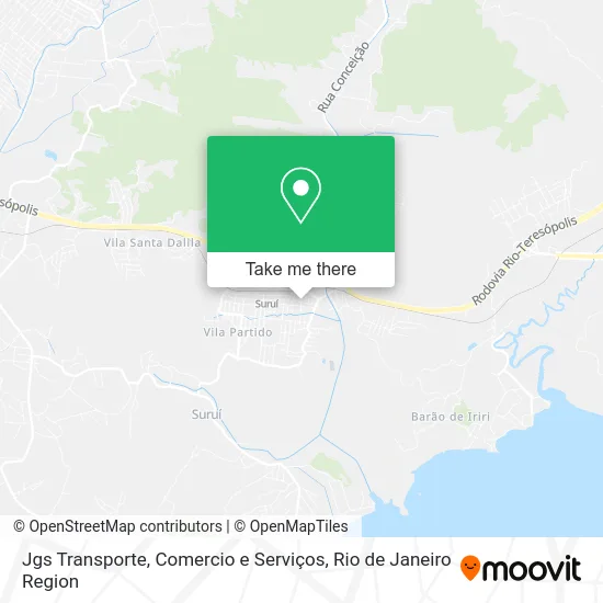 Jgs Transporte, Comercio e Serviços map