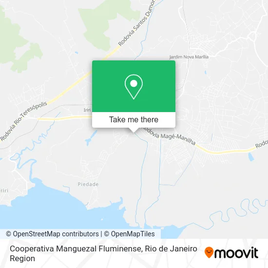 Cooperativa Manguezal Fluminense map