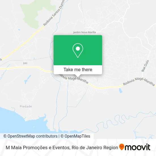 M Maia Promoções e Eventos map
