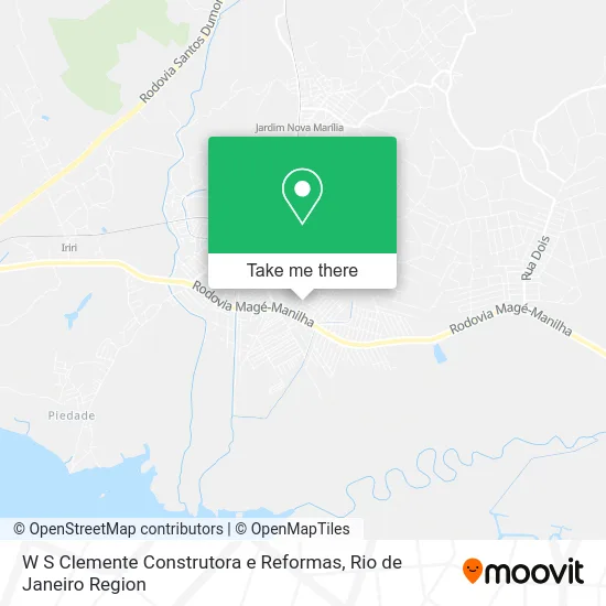W S Clemente Construtora e Reformas map