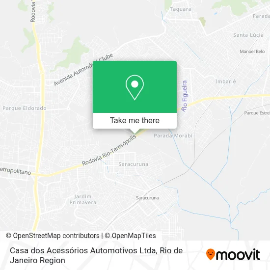 Casa dos Acessórios Automotivos Ltda map