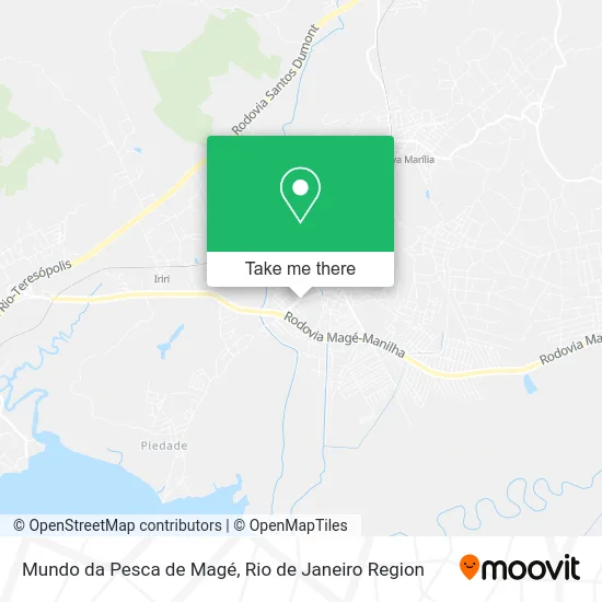Mundo da Pesca de Magé map