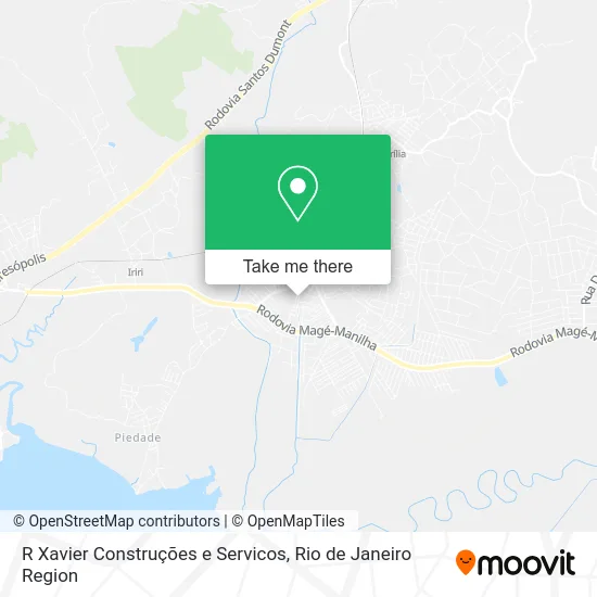 R Xavier Construções e Servicos map