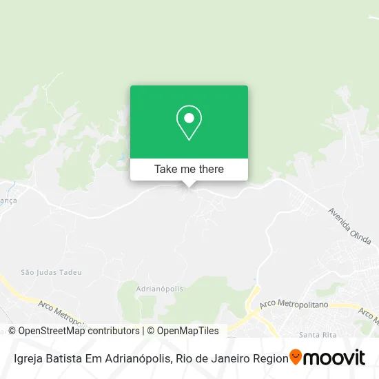 Igreja Batista Em Adrianópolis map