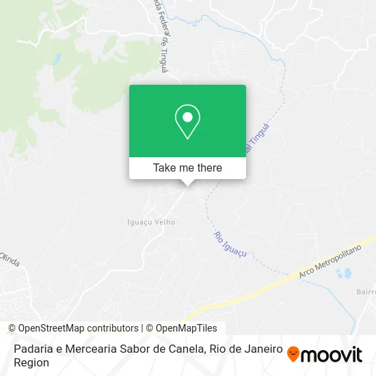 Padaria e Mercearia Sabor de Canela map