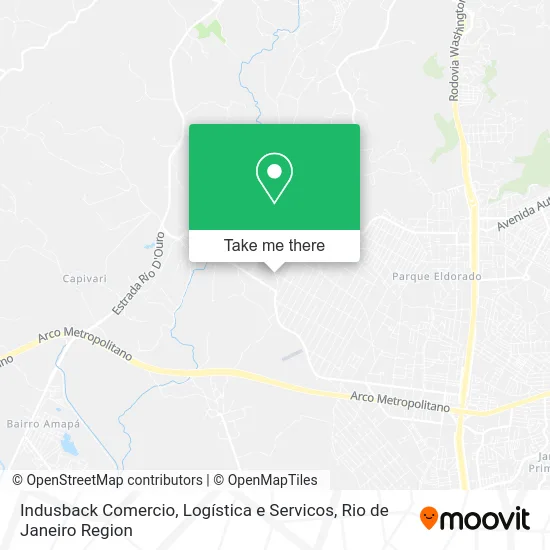 Indusback Comercio, Logística e Servicos map