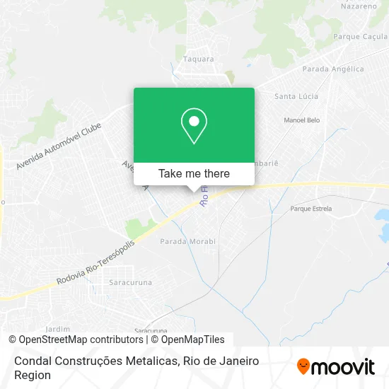 Condal Construções Metalicas map