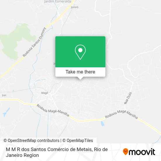 M M R dos Santos Comércio de Metais map