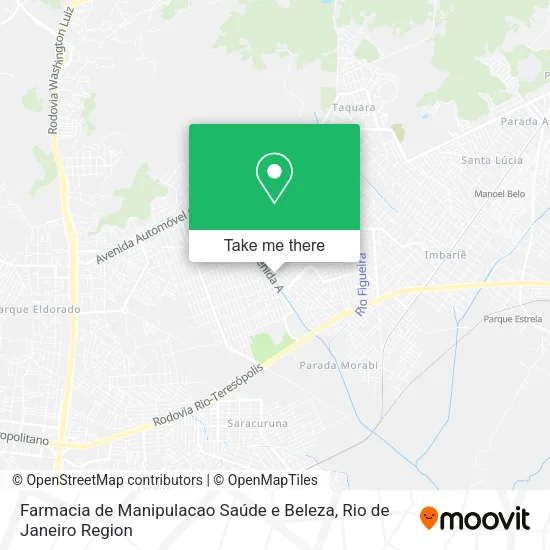 Farmacia de Manipulacao Saúde e Beleza map