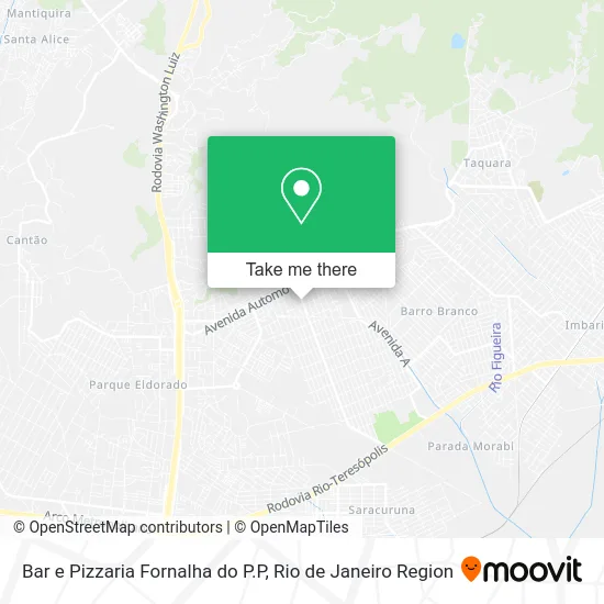 Bar e Pizzaria Fornalha do P.P map