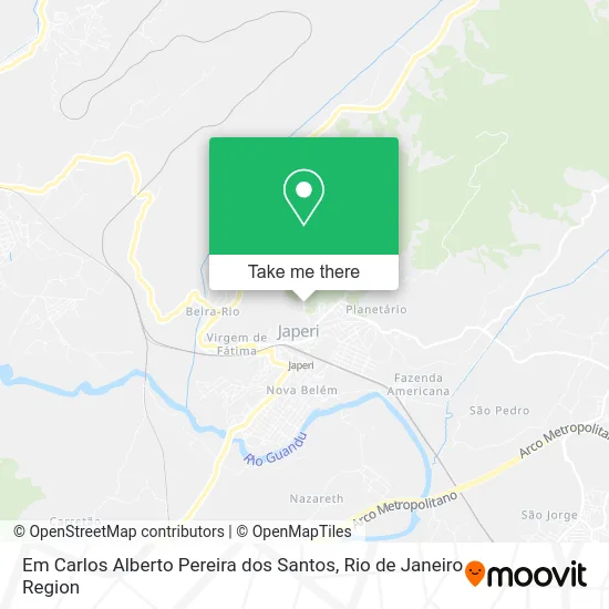 Em Carlos Alberto Pereira dos Santos map