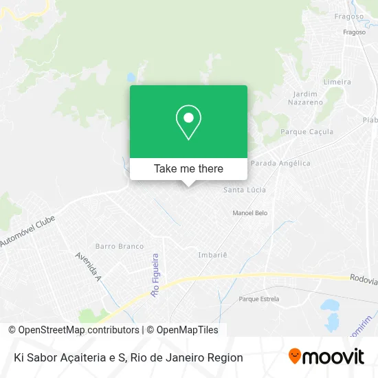 Ki Sabor Açaiteria e S map