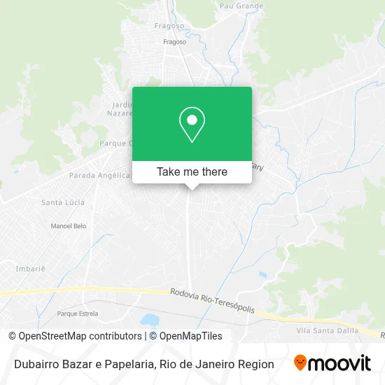 Dubairro Bazar e Papelaria map