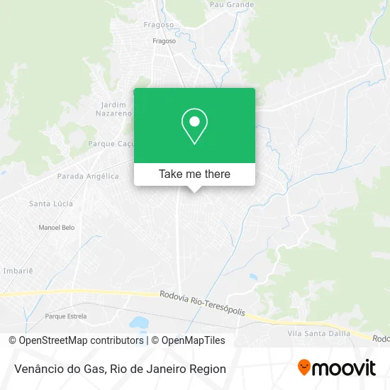 Venâncio do Gas map