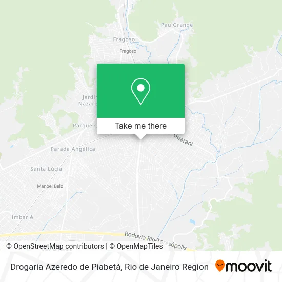 Drogaria Azeredo de Piabetá map