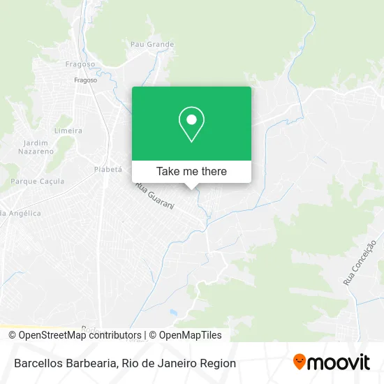 Barcellos Barbearia map