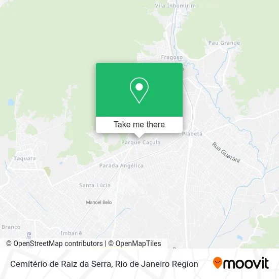 Cemitério de Raiz da Serra map