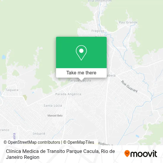 Clínica Medica de Transito Parque Cacula map