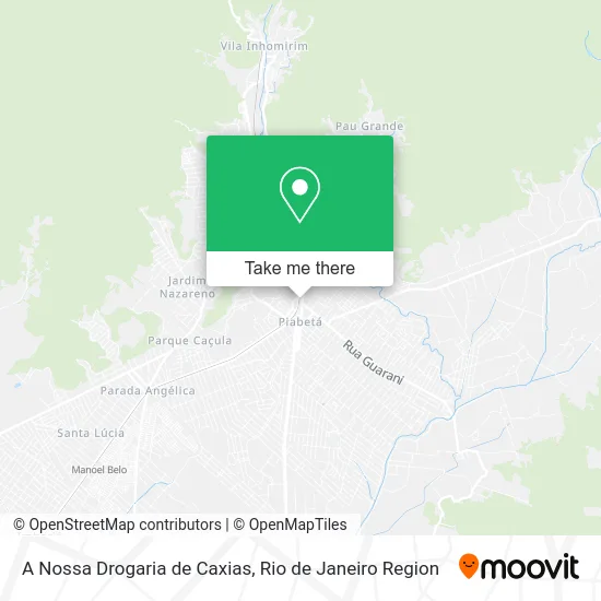 A Nossa Drogaria de Caxias map