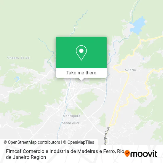Fimcaf Comercio e Indústria de Madeiras e Ferro map