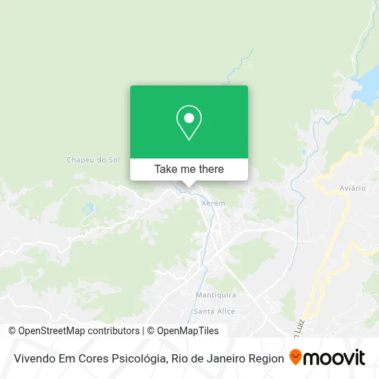 Vivendo Em Cores Psicológia map