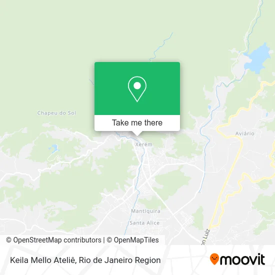 Keila Mello Ateliê map