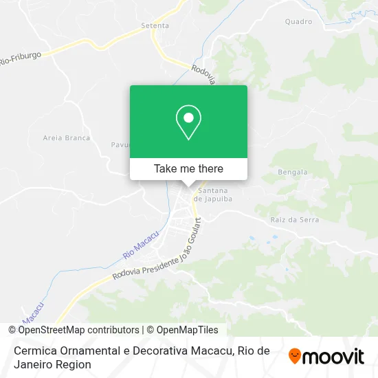 Cermica Ornamental e Decorativa Macacu map