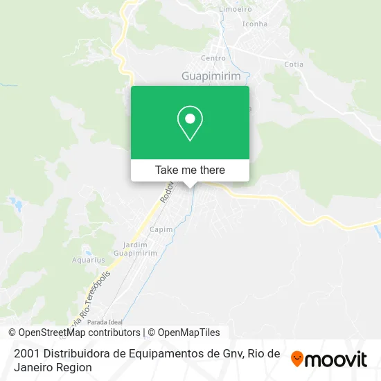 2001 Distribuidora de Equipamentos de Gnv map