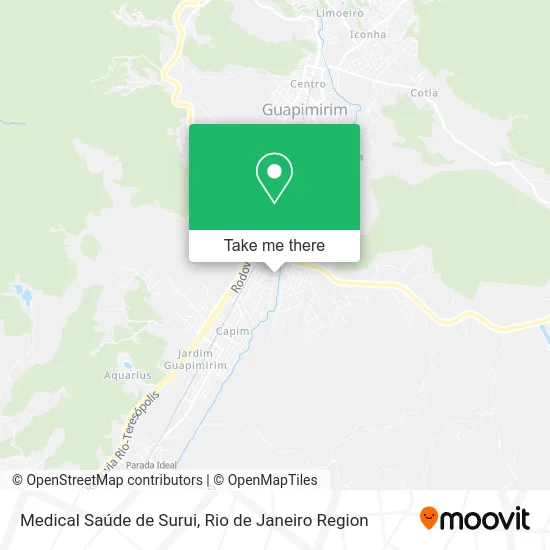 Medical Saúde de Surui map