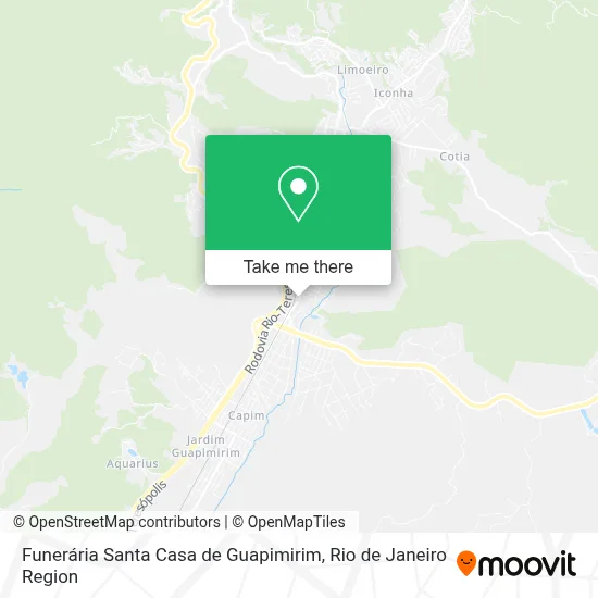 Funerária Santa Casa de Guapimirim map