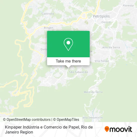 Kinpaper Indústria e Comercio de Papel map