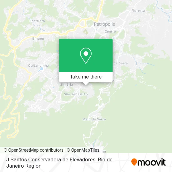 J Santos Conservadora de Elevadores map