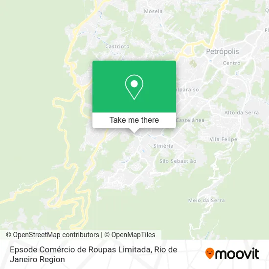 Epsode Comércio de Roupas Limitada map