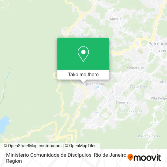 Ministerio Comunidade de Discípulos map