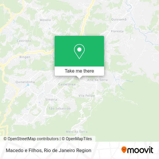 Macedo e Filhos map