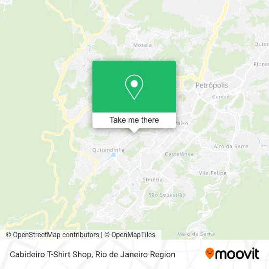 Cabideiro T-Shirt Shop map