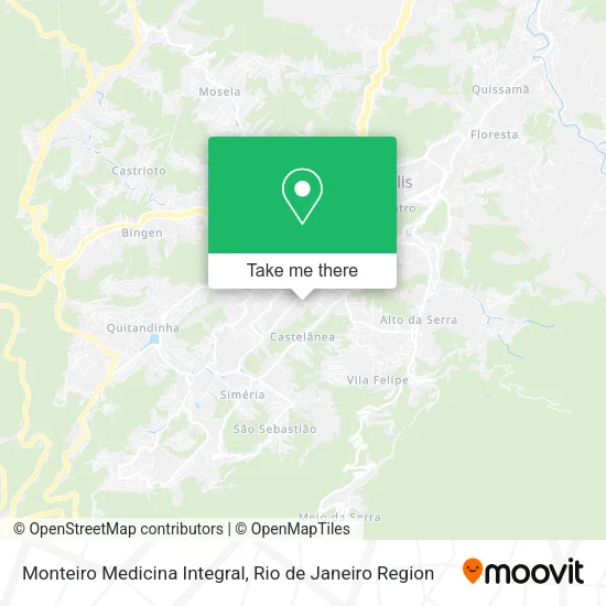 Monteiro Medicina Integral map