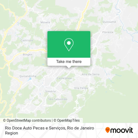 Rio Doce Auto Pecas e Serviços map