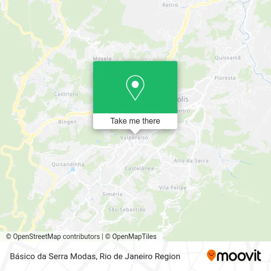 Básico da Serra Modas map