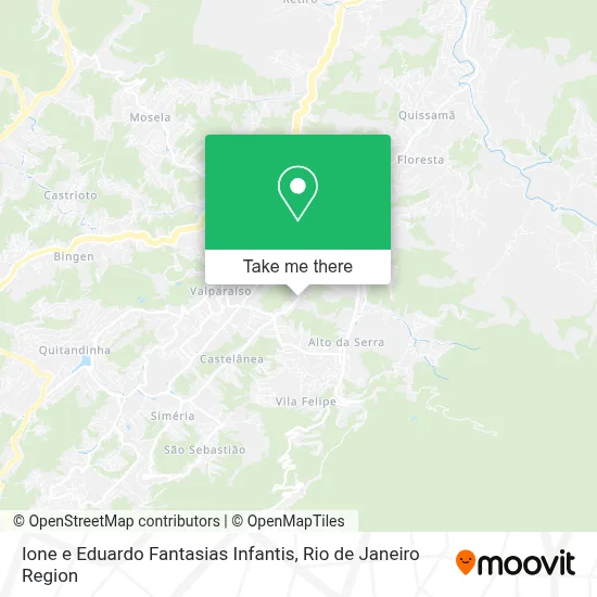 Ione e Eduardo Fantasias Infantis map