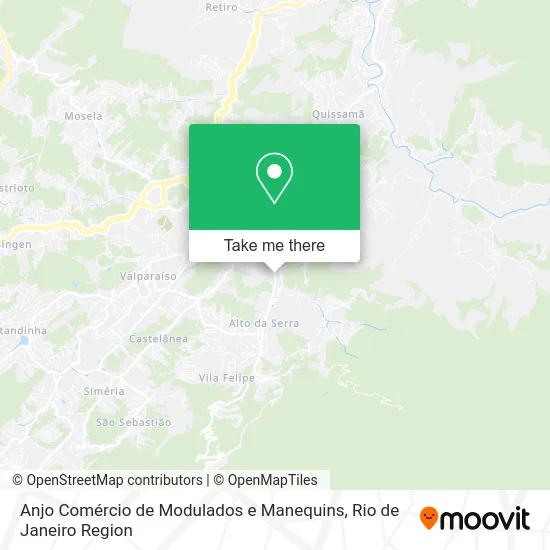Anjo Comércio de Modulados e Manequins map
