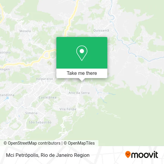 Mci Petrópolis map