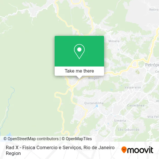 Rad X - Fisica Comercio e Serviços map