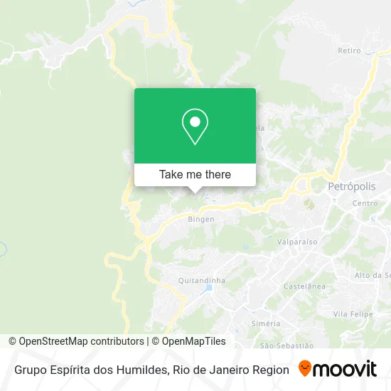 Grupo Espírita dos Humildes map