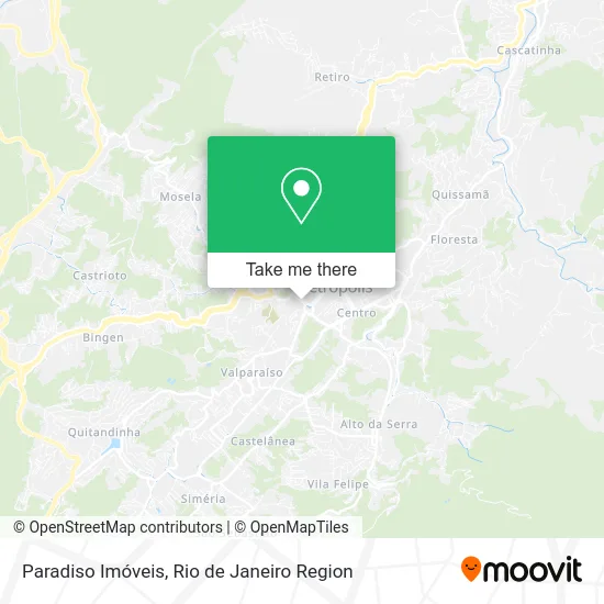 Paradiso Imóveis map