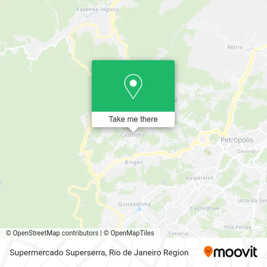 Supermercado Superserra map